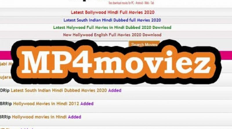 Mp4moviez in 2021 – Download Hollywood dubbed HD Movies MP4moviez com Illegal website News and updates