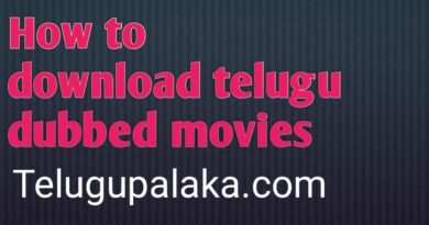 Telugupalaka – Hindi Dubbed Movies Download ,Telugu Movies Illegal site