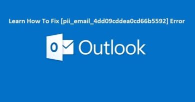 How To Solve [pii_email_4dd09cddea0cd66b5592] Error In Simple Steps